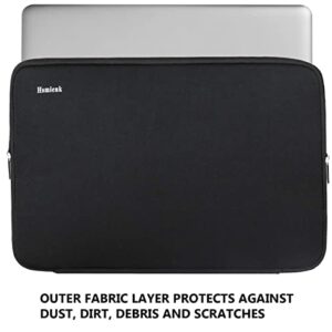 Laptop Sleeve 14 inch, Upgrade Durable Shockproof Protective Computer Cover Flip Case Briefcase Carrying Bag Compatible with 14"-15" HP, Lenovo, Asus, Acer, Notebook, Chromebook Computer, Black