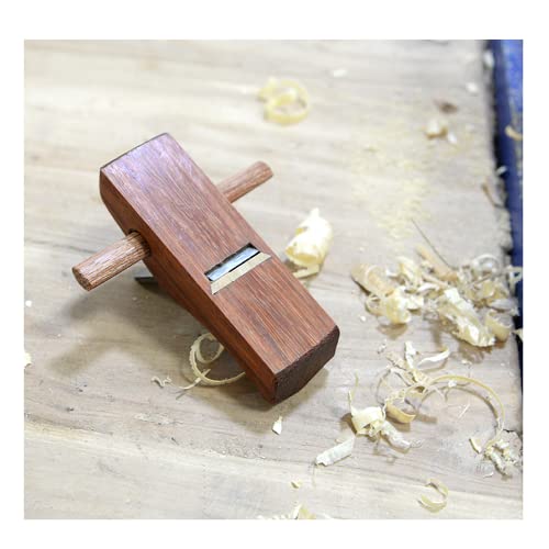 GZYUULI 127mm Mini Small-Sized Planes Trimming Polishing Chamfer 30mm Width Cutter Sharpened HSS Blade Hardwood Hand Planers Woodworking