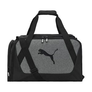 puma evercat form factor duffel bag, medium heather/black, one-size