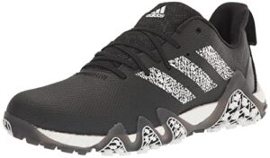 adidas men's codechaos 22 golf shoe, core black/ftwr white/grey five, 12