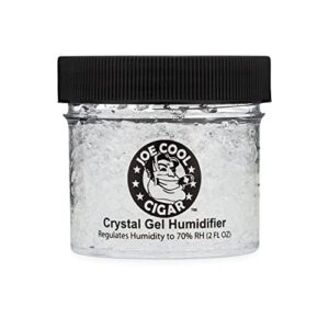 joe cool cigar crystal gel humidifier for cigar humidors (2 oz jar)
