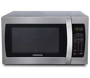 farberware fmo13ahtbki professional 1.3 cu. ft. 1100-watt microwave oven with sensor, stainless steel