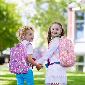 SAMIT Unicorn Backpack for Girls and Boys with Lunch Box Kids Backpack School Backapack for Kindergarten Elementary