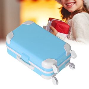 Diydeg Doll Suitcase Luggage, Doll Suitcase Compact Portable for Home for 18 Inch Girl Dolls for Children(PJ-459-06 Trolley case Sky Blue)