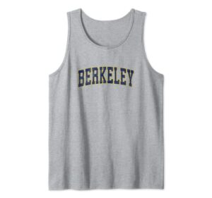 berkeley california ca vintage athletic sports design tank top