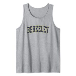 Berkeley California CA Vintage Athletic Sports Design Tank Top
