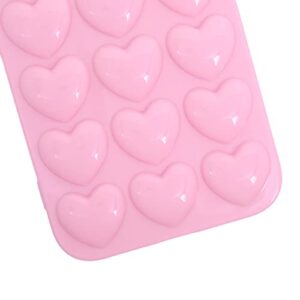 DMaos iPhone 13 Pro Case for Women, 3D Pop Bubble Heart Kawaii Gel Cover, Cute Girly for iPhone13 Pro 6.1 inch - Baby Pink