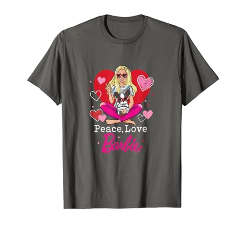 Barbie - Wishing You Peace & Love On Valentine's Day T-Shirt