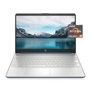 hp newest 2022 15.6＂ fhd busienss laptop, amd ryzen 5 5500u 6 core(beat i7-1160g7, up to 4ghz), 32gb ram, 1tb pcie ssd, amd radeon graphics, wifi, windows 11, blue + accessories