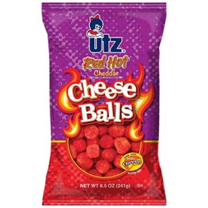 utz quality foods, inc utz quality foods red hot cheddar cheese balls- 8.5 oz. bags (6 bags)