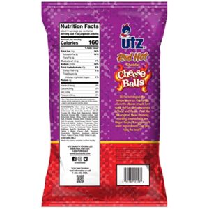 UTZ Quality Foods, Inc Utz Quality Foods Red Hot Cheddar Cheese Balls- 8.5 oz. Bags (6 Bags)