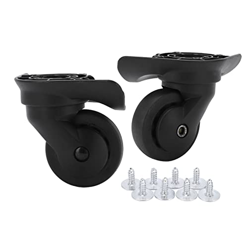 VGEBY Suitcase Caster 1 Pair Luggage Casters Mute Wheels Repalcement for Suitcase