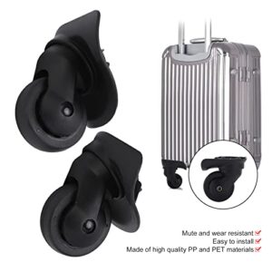 VGEBY Suitcase Caster 1 Pair Luggage Casters Mute Wheels Repalcement for Suitcase