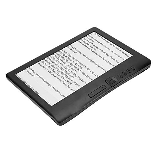 eBook Reader, Portable Digital Book Reader 7 inch TFT LCD Screen, Supports TF Card, 250 cd/m2 (Typical) Brightness, 20H Working Time, Gifts for Student Children(8G)