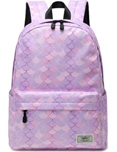mygreen kids backpack preschool kindergarten bookbag toddler school bag for boys and girls mermaid purple