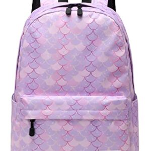 Mygreen Kids Backpack Preschool Kindergarten Bookbag Toddler School Bag for Boys and Girls Mermaid Purple