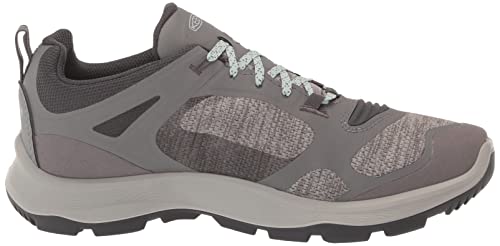 KEEN Women's Terradora Flex Low Height Waterproof Hiking Shoes, Steel Grey/Cloud Blue, 7