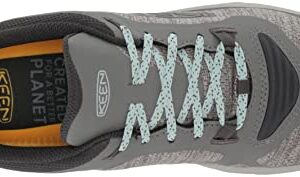 KEEN Women's Terradora Flex Low Height Waterproof Hiking Shoes, Steel Grey/Cloud Blue, 7