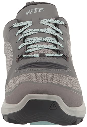 KEEN Women's Terradora Flex Low Height Waterproof Hiking Shoes, Steel Grey/Cloud Blue, 7