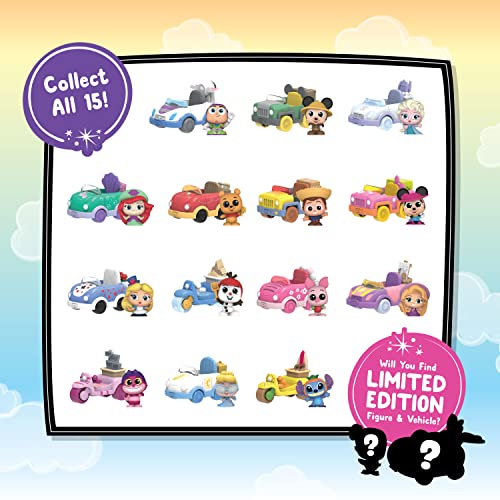 Disney Doorables Let’s Go Vehicles 2-Pack Series 1, Toy Figures, Officially Licensed Kids Toys for Ages 5 Up, Amazon Exclusive