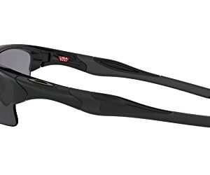 Oakley Half Jacket 2.0 XL OO9154 915401 62mm Polished Black/Black Iridium Sunglasses For Men Bundle Leash +VISIOVA Accessories