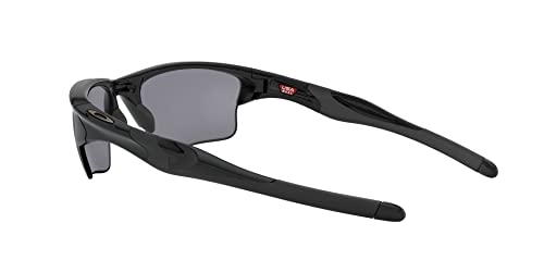 Oakley Half Jacket 2.0 XL OO9154 915401 62mm Polished Black/Black Iridium Sunglasses For Men Bundle Leash +VISIOVA Accessories