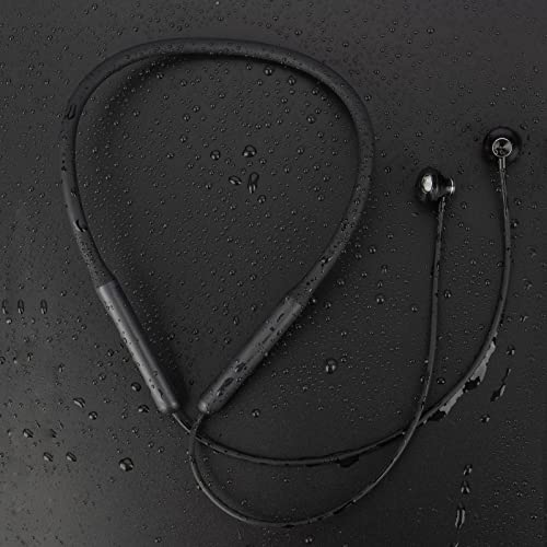 ZXQ Q2 Wireless Neckband Bluetooth Headphones, Neckband Earbuds with Magnetic, Sport Earphones with Microphone, Upgrade 15 Hours Playtime,USB Type C Charge, with Carry Case Ear Hook (Black)