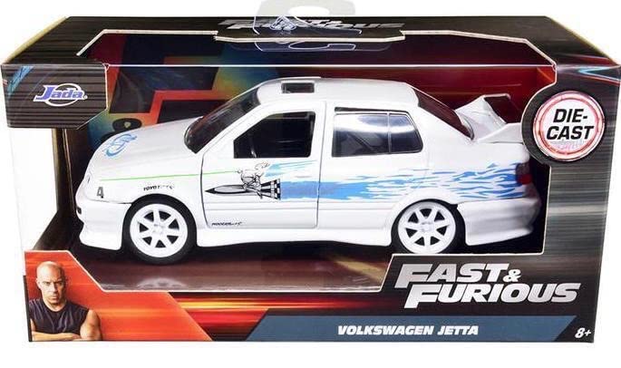 DieCast Jada Fast & Furious Jesse's Volkswagens Jetta, White 1:32 Scale