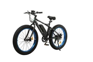 ecotric cheetah electric bike 26" x 4" fat tire bicycle 500w 36v 12.5ah battery ebike beach mountain snow e-bike throttle & pedal assist for adults - 90% pre-assembled