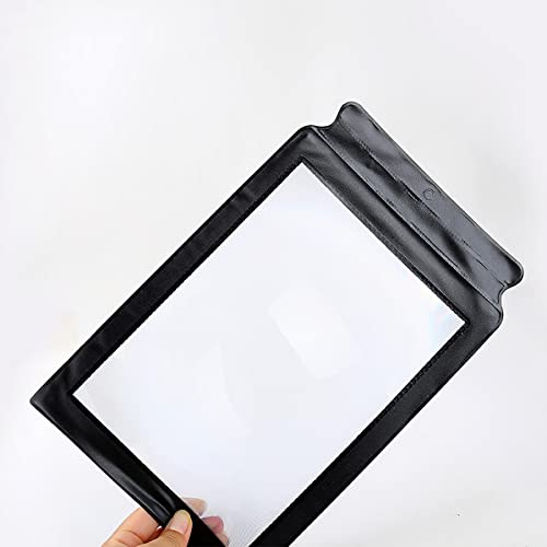 WJINNG Full Page Magnifier for Reading, Magnifying Sheets for Reading 8.5 x 11, 3X, Reading Aid Lens Fresnel for Books Menus Newspapers Improve Elderly Poor Eyesight for The Elderly Gift