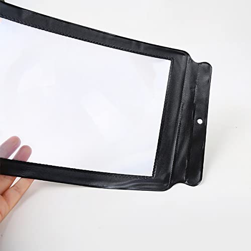 WJINNG Full Page Magnifier for Reading, Magnifying Sheets for Reading 8.5 x 11, 3X, Reading Aid Lens Fresnel for Books Menus Newspapers Improve Elderly Poor Eyesight for The Elderly Gift