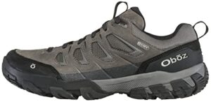 oboz sawtooth x low b-dry hiking shoe - men's canteen 10.5