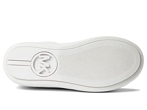 Michael Kors Girl's Jordana Poppy (Little Kid/Big Kid) White Smooth 3 Little Kid M