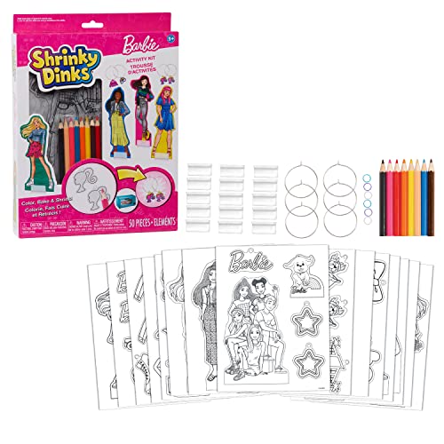 Just Play Barbie Shrinky Dinks Kit, Kids Toys for Ages 5 Up