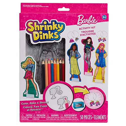 Just Play Barbie Shrinky Dinks Kit, Kids Toys for Ages 5 Up