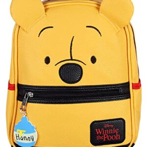 Disney Winnie The Pooh Hunny Lovin' Textured Faux Leather 3D Ears Mini Backpack