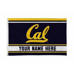 rico industries ncaa cal berkeley golden bears personalized - custom 3' x 5' banner flag - made in the usa - indoor or outdoor décor