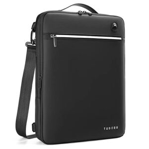 tudequ laptop bag 15.6 inch laptop carrying case,water resistant slim computer bag briefcase with shoulder strap for womenmen