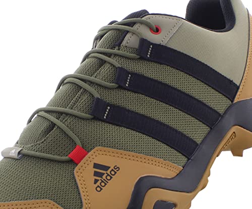 adidas Men's AX2S Hiking Shoes, Focus Olive-core Black-mesa, 13