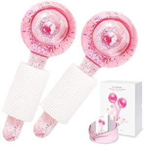 slashome ice globes for facials, globes, face massager, tools, facial cooling neck & eyes, daily beauty, tighten skin, anti ageing, reduce puffy and wrinkle