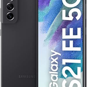 SAMSUNG Galaxy S21 FE 5G SM-G990E/DS 128GB 8GB Dual SIM Factory Unlocked GSM Smartphone - International Version, No Warranty (Graphite)