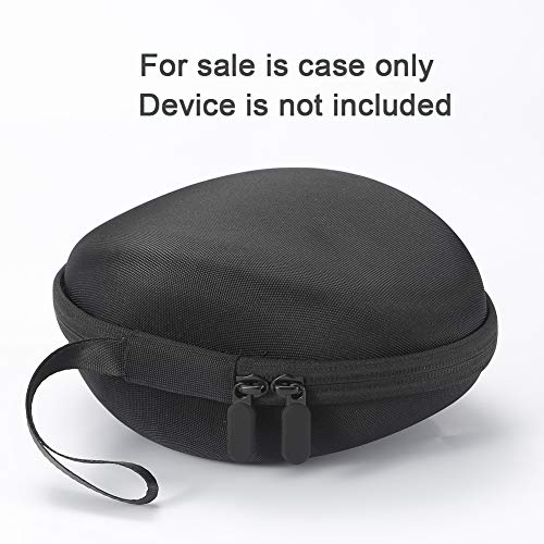 Hard Travel Carrying Case Compatible with Skullcandy Crusher Over-Ear Headphones. (Case Only, Not Include The Device)-Black(Black Lining)