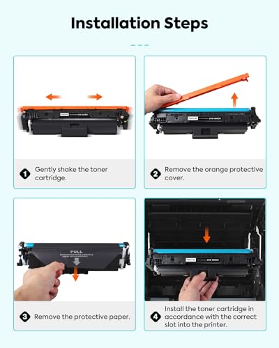 TESEN 069 Compatible Toner Cartridge Replacement for Canon CRG-069 069 Toner Cartridge Using with Canon Imageclass LBP674Cdw MF753Cdw MF751Cdw Printer 4-Pack