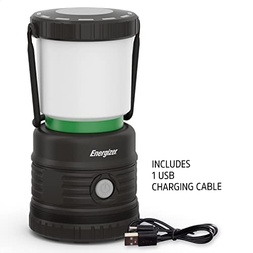 ENERGIZER LED Camping Lantern X1000, Bright and Rugged Tent Light, Water Resistant Lantern for Camping, Hiking, Fishing, Emergency (USB Cable Included)