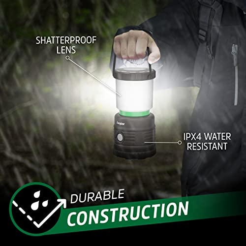 ENERGIZER LED Camping Lantern X1000, Bright and Rugged Tent Light, Water Resistant Lantern for Camping, Hiking, Fishing, Emergency (USB Cable Included)