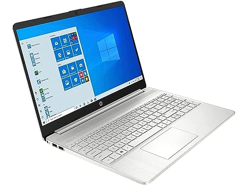 HP 2022 15.6" FHD Laptop, AMD Ryzen 5-5500U Processor, 32GB RAM, 1TB PCIe SSD, AMD Radeon Graphics, HD Webcam, Wi-fi, Bluetooth, Win 11, Silver, 32GB SnowBell USB Card