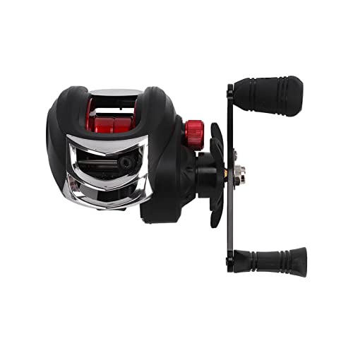 Fishing Baitcasting Reel, Baitcaster Fishing Reels, 18+1BB Baitcasting Reel Magnetic Brake Fishing Wheel Starlike Unloading Handle for Fishing (Left Hand)