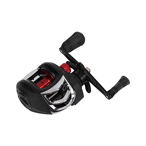 Fishing Baitcasting Reel, Baitcaster Fishing Reels, 18+1BB Baitcasting Reel Magnetic Brake Fishing Wheel Starlike Unloading Handle for Fishing (Left Hand)