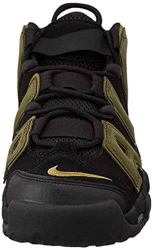 Nike mens Air More Uptempo 96 Basketball Trainers Cj6129 Shoes, Black/Rough Green-pilgrim-blac, 11