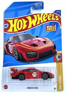 hot wheels 2022 - porsche 935 - 12/250 [red] - hw turbo 1/10